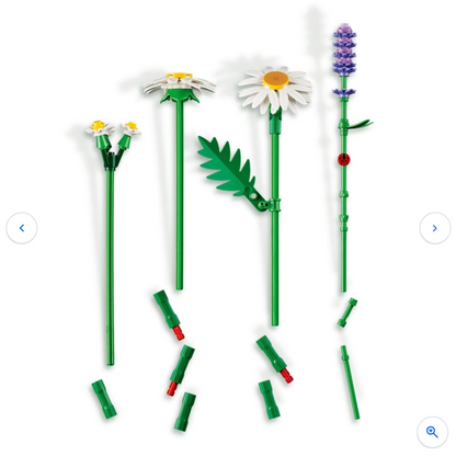 LEGO Botanicals Daisies Buildable Construction Set 11508 Valentine's Day
