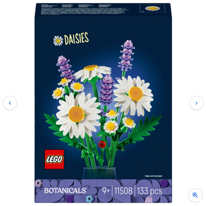 LEGO Botanicals Daisies Buildable Construction Set 11508 Valentine's Day