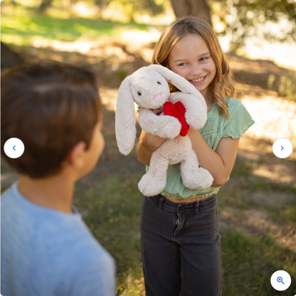 World's Softest Plush BriBri the Bunny with Love Heart Soft Toy 40cm Valentines Day