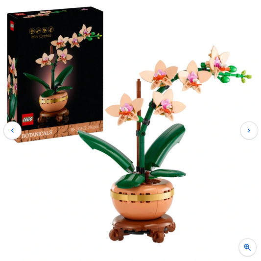 LEGO Botanical Collection 10343 Mini Orchid Set for Adults Valentines Day