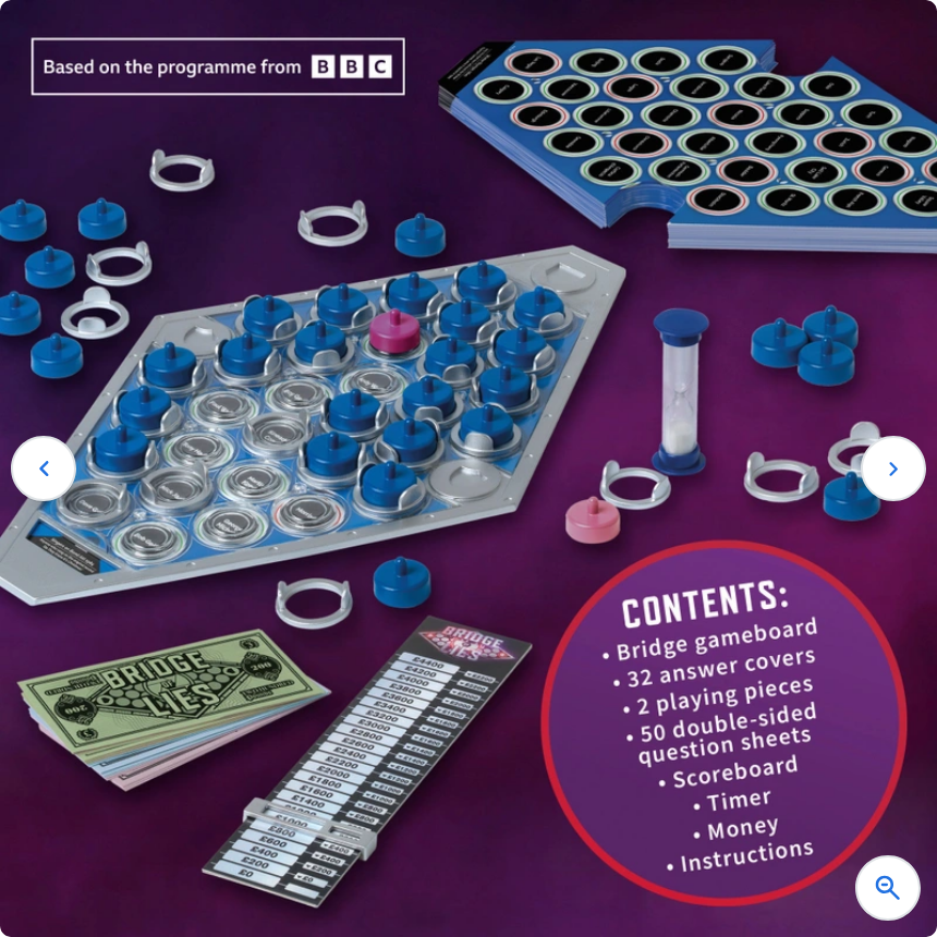 Bridge of Lies Board Game – New / Complete – Family Trivia Game – Ages 10+