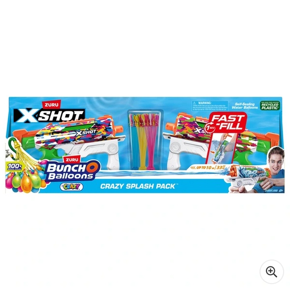 XSHOT Bunch O Balloons Crazy Splash Pack by ZURU
