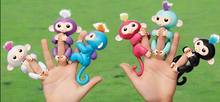 Load image into Gallery viewer, 2 Pack  Fingerfun  Interactive Various Coloured Monkeys Unicorns sloths