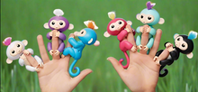 Load image into Gallery viewer, 2 Pack  Fingerfun  Interactive Various Coloured Monkeys Unicorns sloths