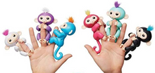 Load image into Gallery viewer, 2 Pack  Fingerfun  Interactive Various Coloured Monkeys Unicorns sloths