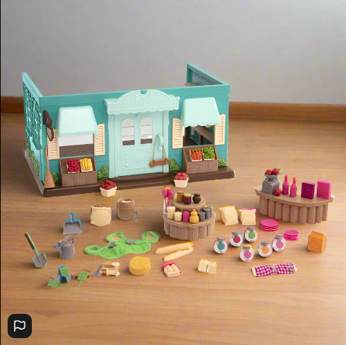 Li'l Woodzeez  Playset Honeysuckle Hollow General Store Playset