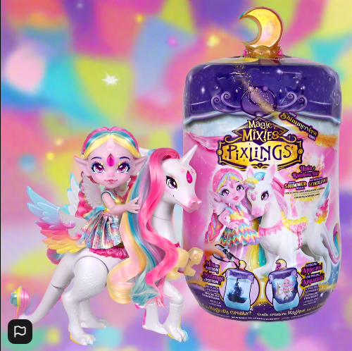 Magic Mixies Pixlings Unia & Rainbow Star Shimmerverse Series