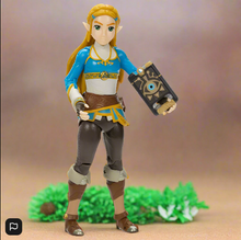 Load image into Gallery viewer, Nintendo The Legend of Zelda: Breath of the Wild 10cm Zelda with Sheikah Slate