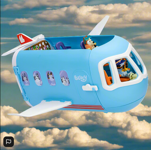 Bluey 3-in-1 Transforming Plane Playset