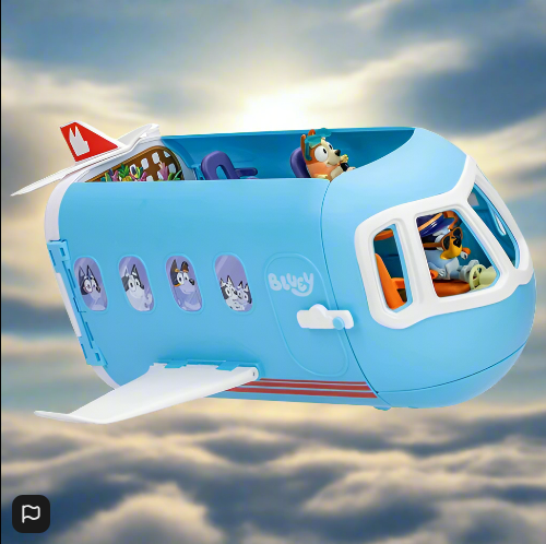 Bluey 3-in-1 Transforming Plane Playset
