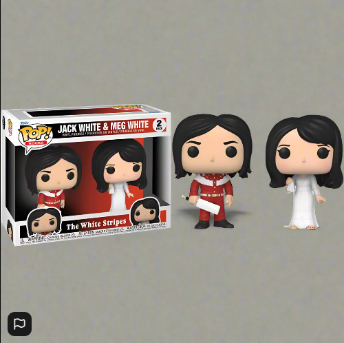 Funko Pop! Rocks The White Stripes Jack White And Meg White 2 Pack