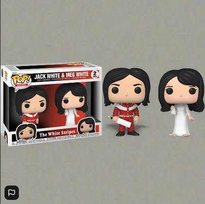 Funko Pop! Rocks The White Stripes Jack White And Meg White 2 Pack