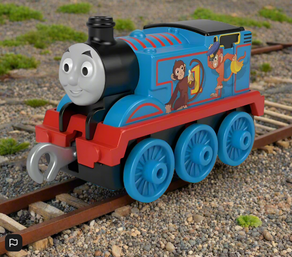 Fisher-Price Thomas & Friends Sodor Safari Monkey Thomas Push Along Engine