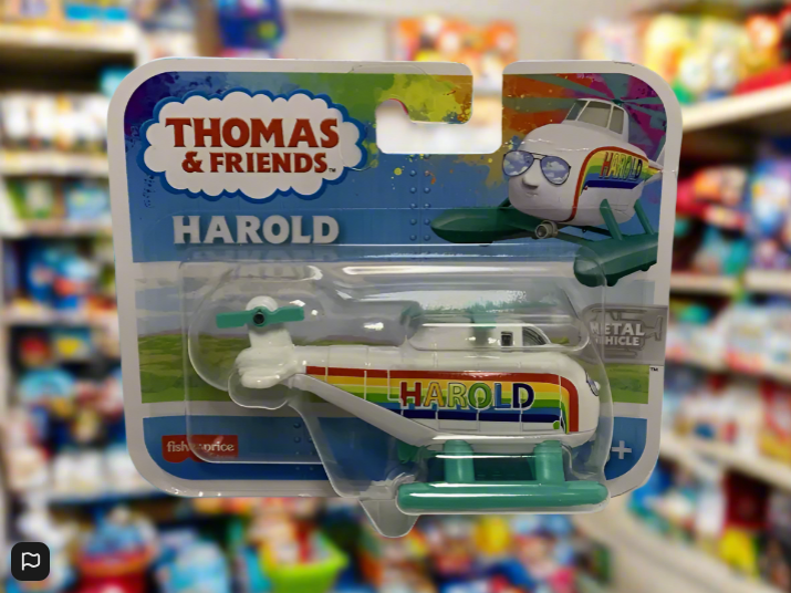 Thomas & Friends Take n Play Rainbow Harold Multicoloured Diecast Metal
