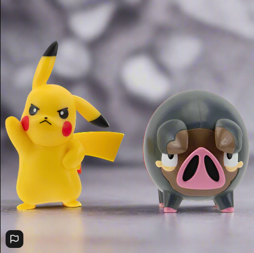 Pokémon Battle Figure 2 Pack (Pikachu & Lechonk)