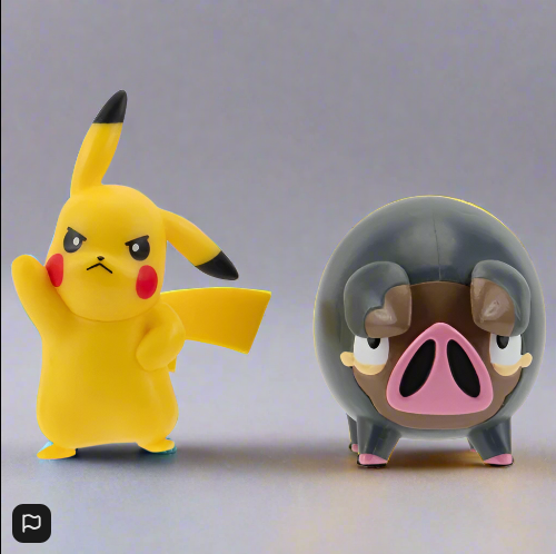 Pokémon Battle Figure 2 Pack (Pikachu & Lechonk)