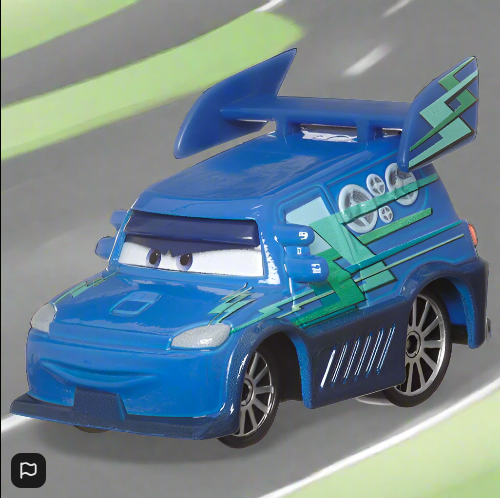 Disney Pixar Cars 1:55 DJ with Flames Diecast Vehicle