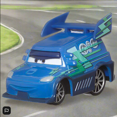 Disney Pixar Cars 1:55 DJ with Flames Diecast Vehicle
