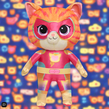 Load image into Gallery viewer, Disney Junior SuperKitties Su-Purr Charged Ginny to the Rescue Plush