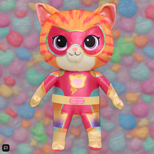 Load image into Gallery viewer, Disney Junior SuperKitties Su-Purr Charged Ginny to the Rescue Plush