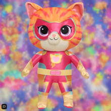 Load image into Gallery viewer, Disney Junior SuperKitties Su-Purr Charged Ginny to the Rescue Plush