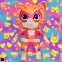 Load image into Gallery viewer, Disney Junior SuperKitties Su-Purr Charged Ginny to the Rescue Plush