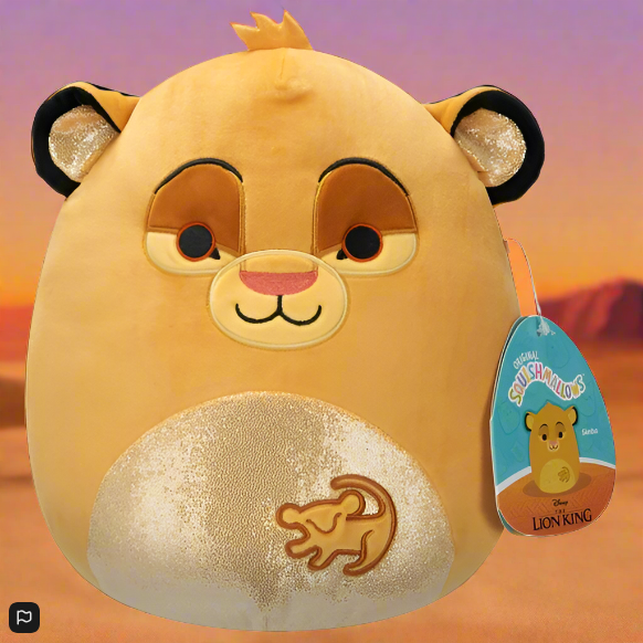 Original Squishmallows 20cm Simba Disney Squishmallows Plush
