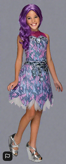 Girls Monster High Spectra Vondergeist Costume 3 To 4 Years