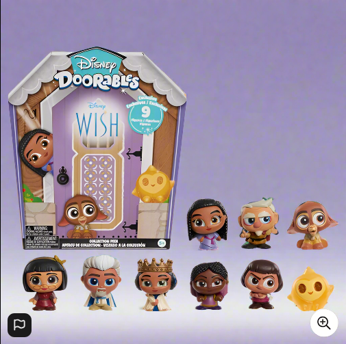 Disney Doorables Wish Collection Peek Mini Figures 9 Pack