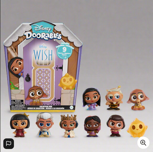 Disney Doorables Wish Collection Peek Mini Figures 9 Pack