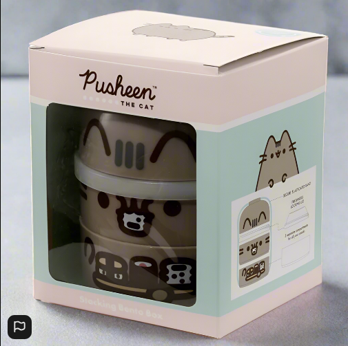 Pusheen the Cat Stacked Round Bento Lunch Box