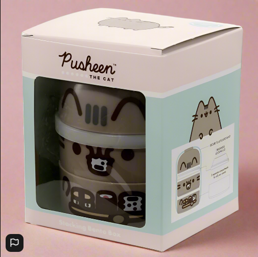Pusheen the Cat Stacked Round Bento Lunch Box