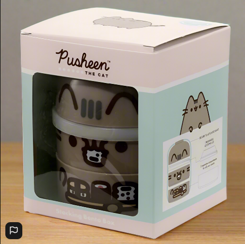 Pusheen the Cat Stacked Round Bento Lunch Box