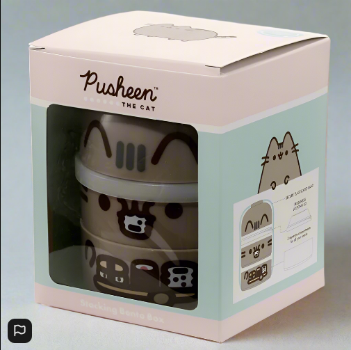 Pusheen the Cat Stacked Round Bento Lunch Box