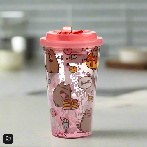 Shatterproof Pusheen Foodie Double Walled Cup & Straw