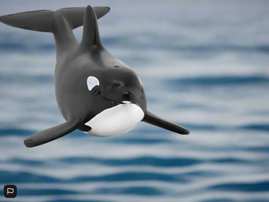 Schleich Baby Orca Animal Figure
