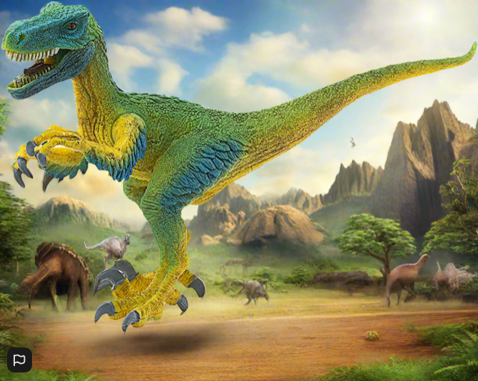 Schleich Velociraptor No 14585 Dinosaur