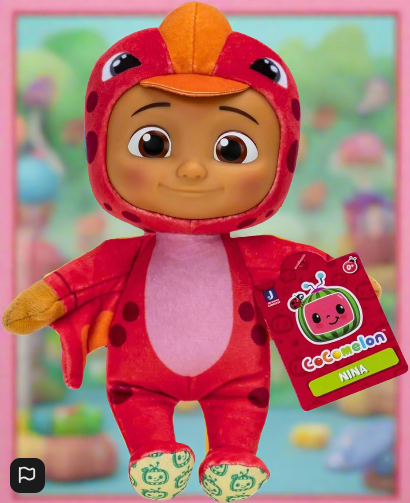 CoComelon Super Soft Dino Nina Plush