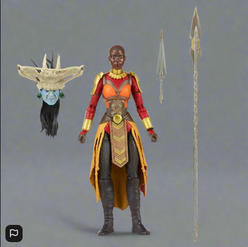 Marvel Legends Black Panther Wakanda Forever  Okoye (Build A Figure Attuma)