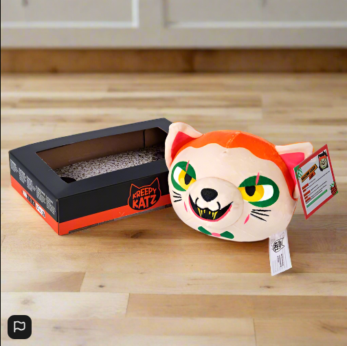 Kreepy Katz Litter Tray 10cm Kandy Soft Toy