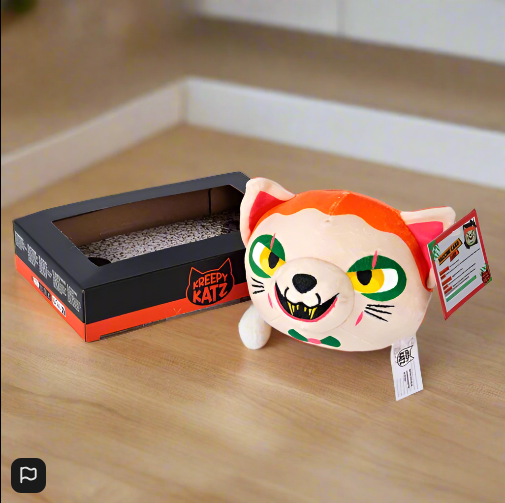 Kreepy Katz Litter Tray 10cm Kandy Soft Toy