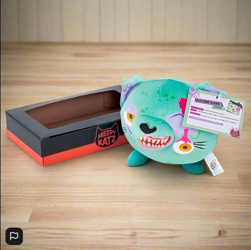 Kreepy Katz Litter Tray 10cm Fungus Plush