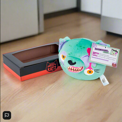 Kreepy Katz Litter Tray 10cm Fungus Plush