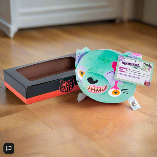 Kreepy Katz Litter Tray 10cm Fungus Plush