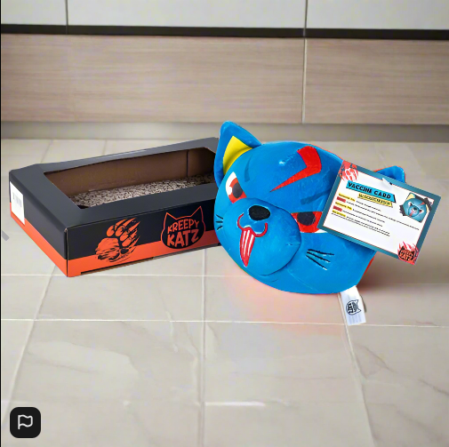 Kreepy Katz Litter Tray 10cm McScratcherson Plush