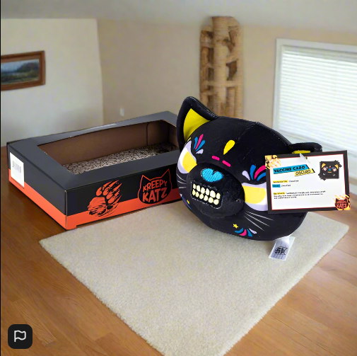 Kreepy Katz Litter Tray 10cm Oscuro Plush