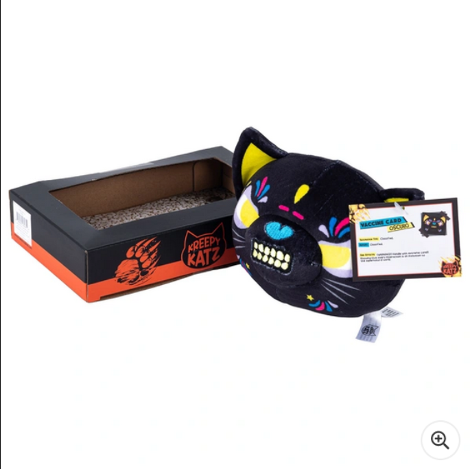 Kreepy Katz Litter Tray 10cm Oscuro Plush