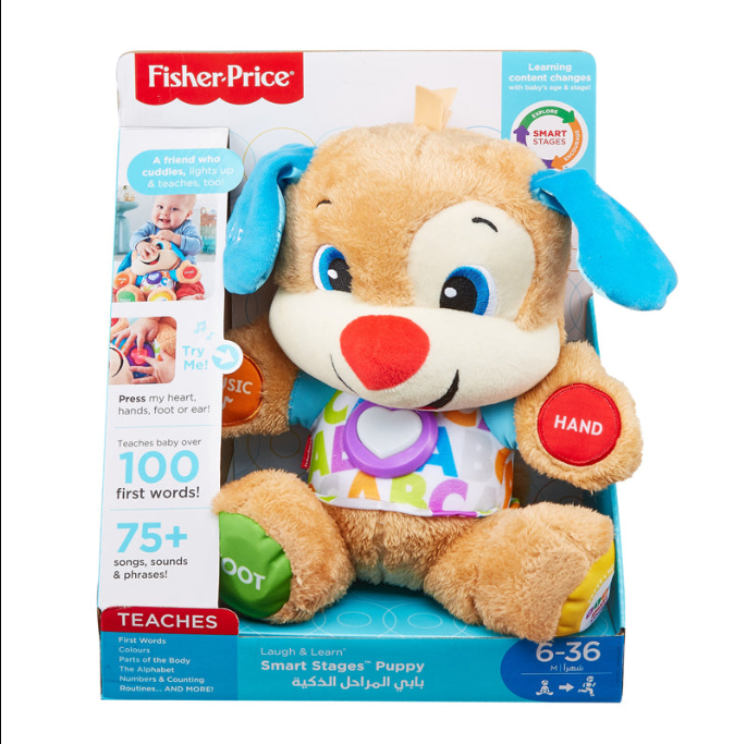 Fisher-Price Laugh & Learn Smart Stages Puppy Plush