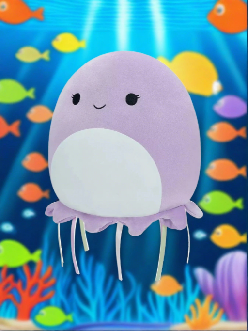 Squishmallows 12"  Anni - Purple Jellyfish Plush