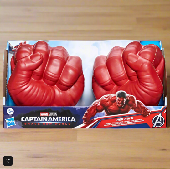 Marvel Avengers Captain America: Brave New World Red Hulk Gamma Smash Fists